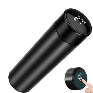 Garrafa Térmica Digital Led 500ML (Preto)