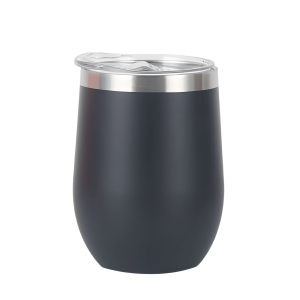 Copo Térmico Cuia 360ML Inox Com Tampa Acrílica (Cor Única)