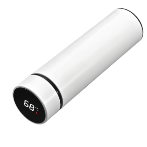 Garrafa Térmica Digital Led 500ML (Branco)